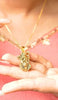 Gold Plated Ambe Mataji Pendant with Chain